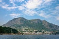 Capri, Italy - A view of the island from the sea. Royalty Free Stock Photo